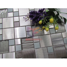 Metal Mix Glass Mosaic Tile (CFM1013)